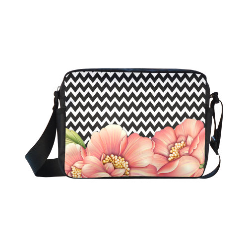 flower power Classic Cross-body Nylon Bags (Model 1632)