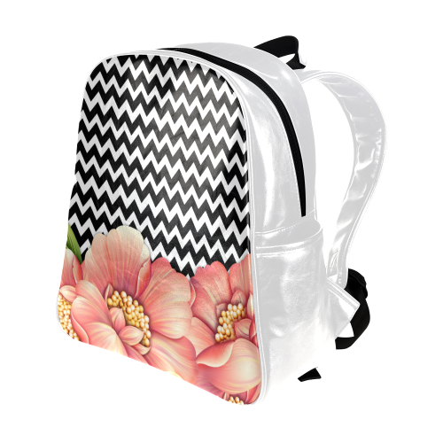 flower power Multi-Pockets Backpack (Model 1636)