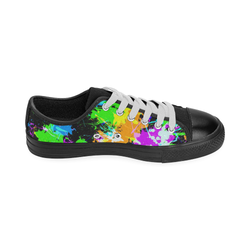 PAINT SPLASH Men's Classic Canvas Shoes (Model 018)