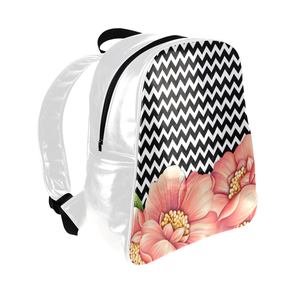 flower power Multi-Pockets Backpack (Model 1636)