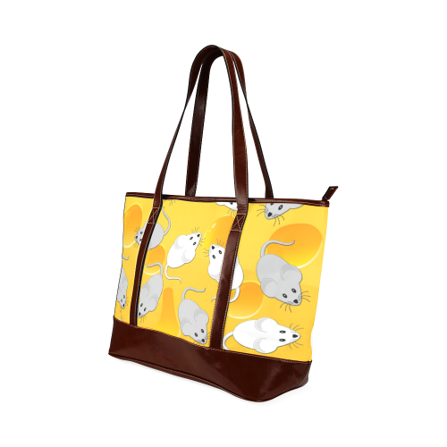 mice on cheese Tote Handbag (Model 1642)