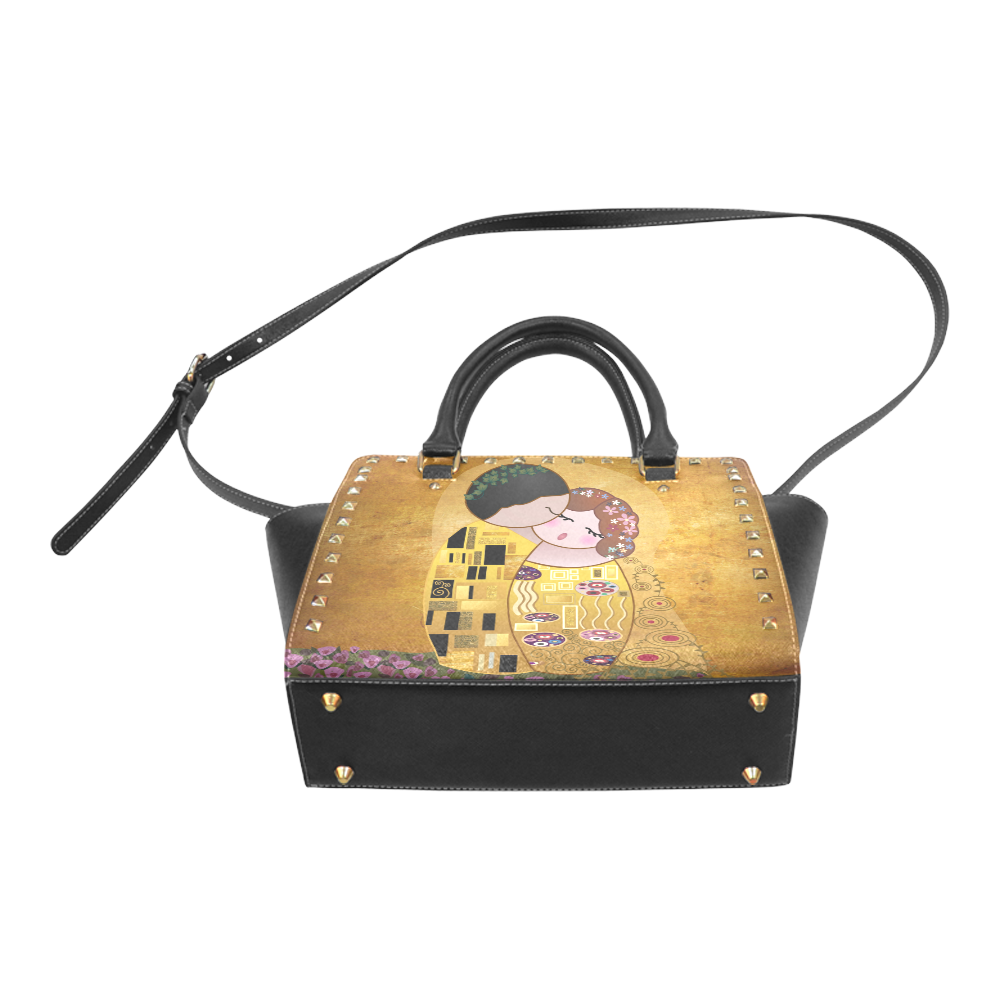 Kokeshis Klimt Rivet Shoulder Handbag (Model 1645)