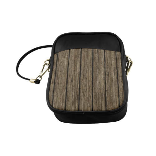 wooden planks Sling Bag (Model 1627)