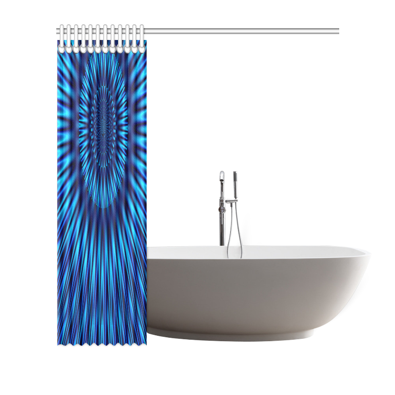 Blue Lagoon Shower Curtain 72"x72"