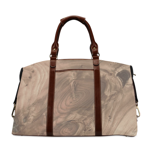 fantastic wood grain soft Classic Travel Bag (Model 1643)