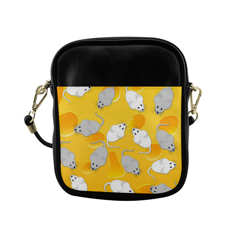 mice on cheese Sling Bag (Model 1627)
