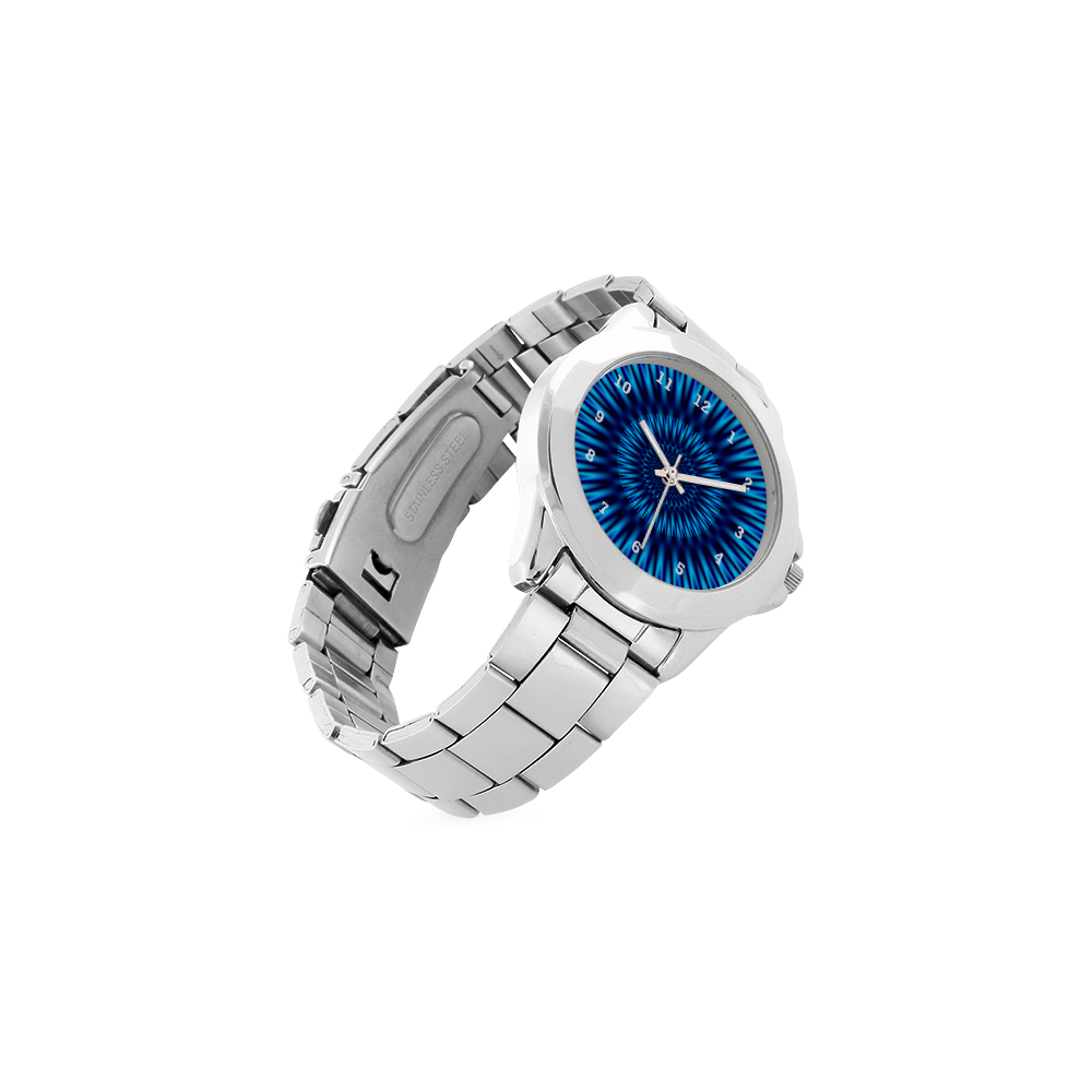 Blue Lagoon Unisex Stainless Steel Watch(Model 103)