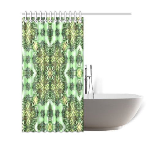 Mandy Green - Forest Garden pattern 2 Shower Curtain 69"x70"