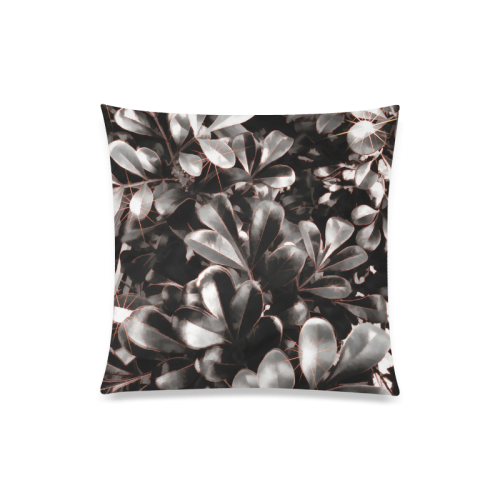 Foliage #1 Red Edge - Jera Nour Custom Zippered Pillow Case 20"x20"(Twin Sides)