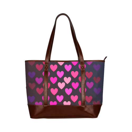 hearts on fire-2 Tote Handbag (Model 1642)