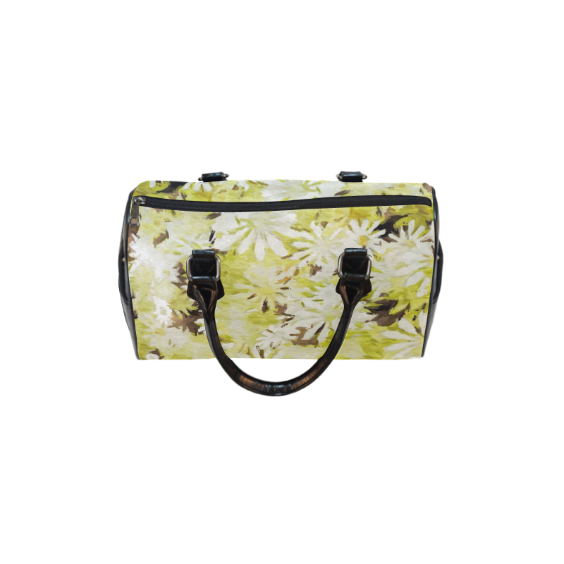 watercolor flowers Boston Handbag (Model 1621)