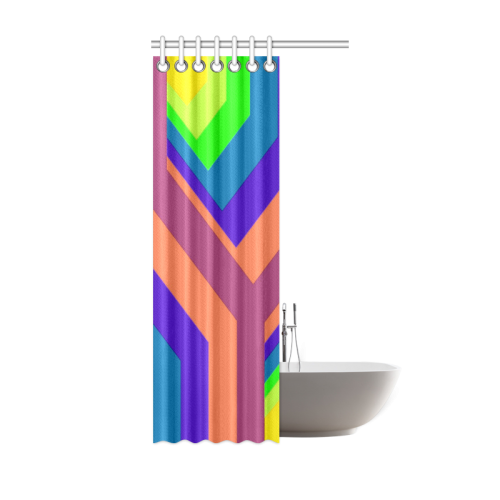 poly colors Shower Curtain 36"x72"