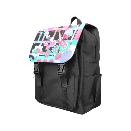 Cogs and Wheels Casual Shoulders Backpack (Model 1623)