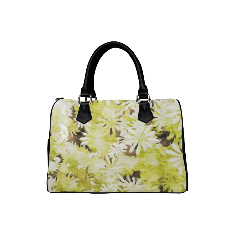 watercolor flowers Boston Handbag (Model 1621)