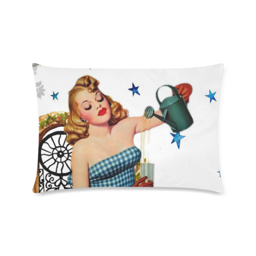 PIN UP Custom Rectangle Pillow Case 16"x24" (one side)