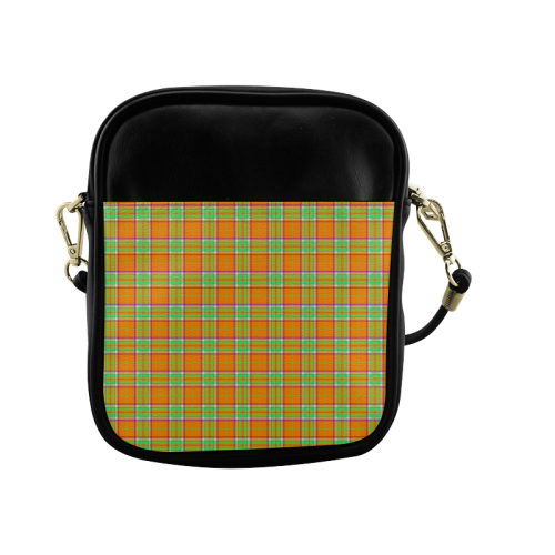 TARTAN-ORANGE Sling Bag (Model 1627)