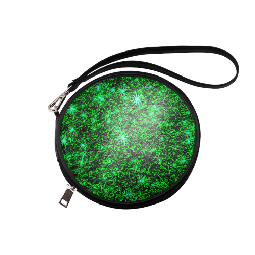 Sparkling Green - Jera Nour | Round Makeup Bag (Model 1625)
