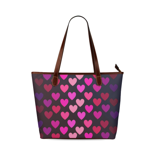 hearts on fire-2 Shoulder Tote Bag (Model 1646)