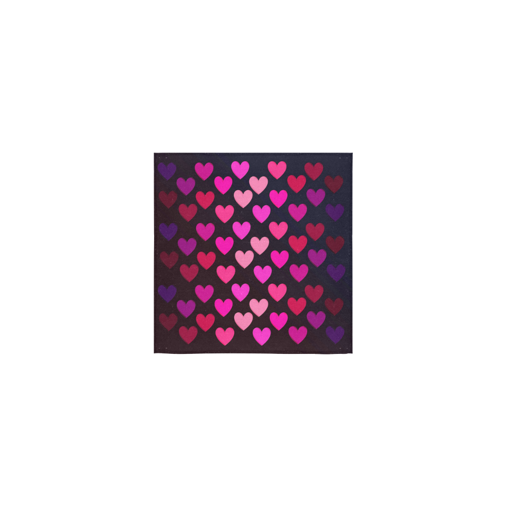 hearts on fire-2 Square Towel 13“x13”