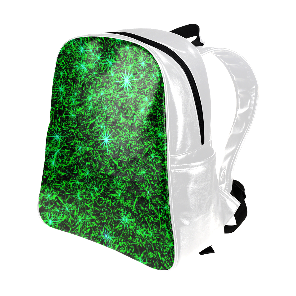 Sparkling Green - White - Jera Nour | Multi-Pockets Backpack (Model 1636)