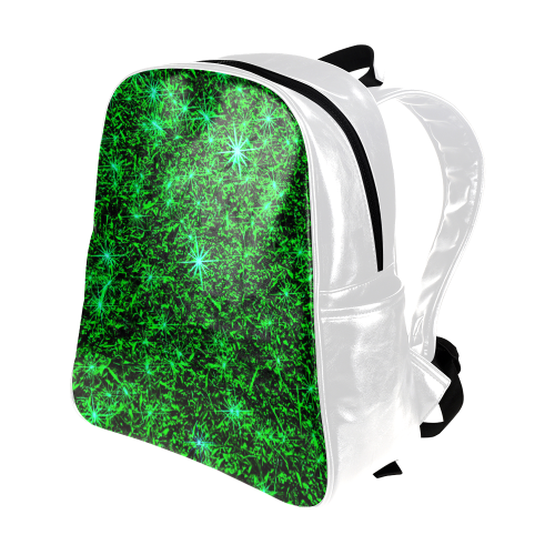 Sparkling Green - White - Jera Nour | Multi-Pockets Backpack (Model 1636)