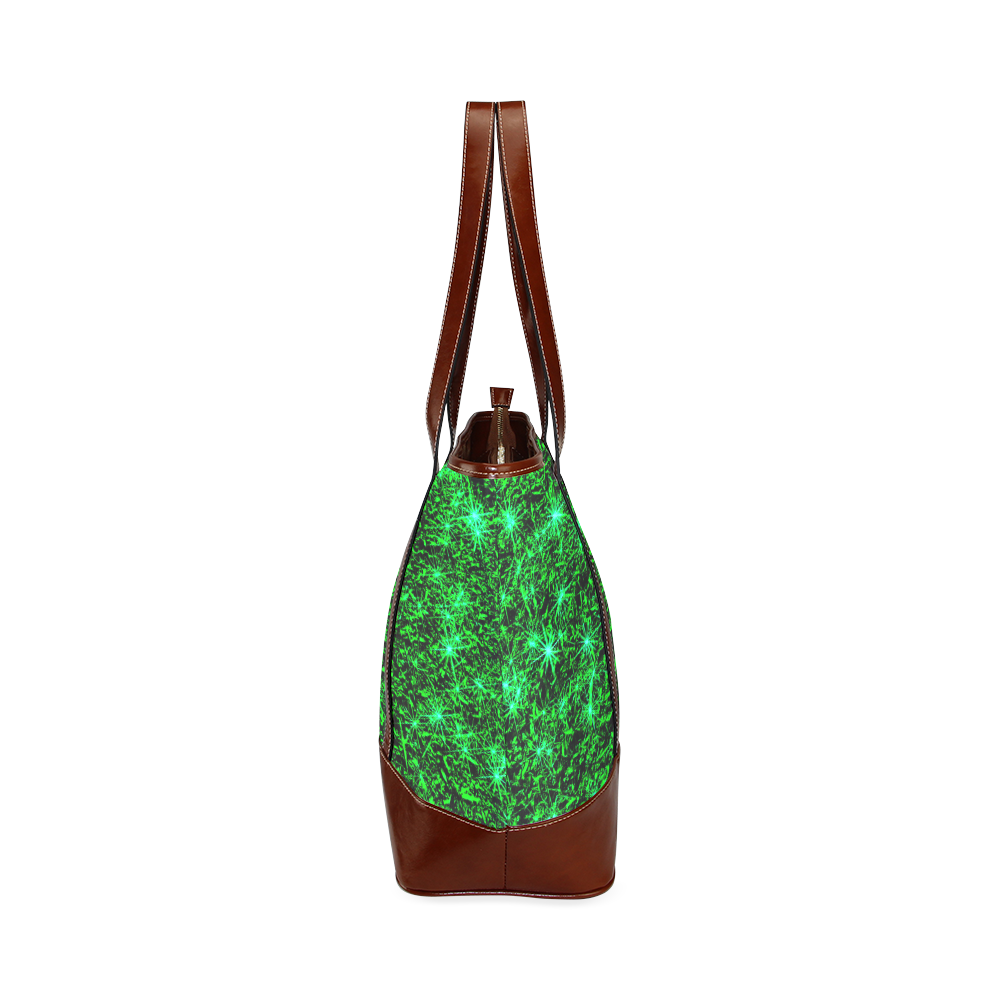 Sparkling Green - Jera Nour | Tote Handbag (Model 1642)