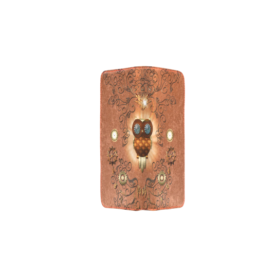 Steampunk, cute owl Women's Clutch Wallet (Model 1637)
