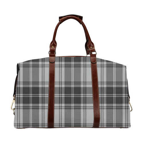 DOUGLAS GREY TARTAN Classic Travel Bag (Model 1643)