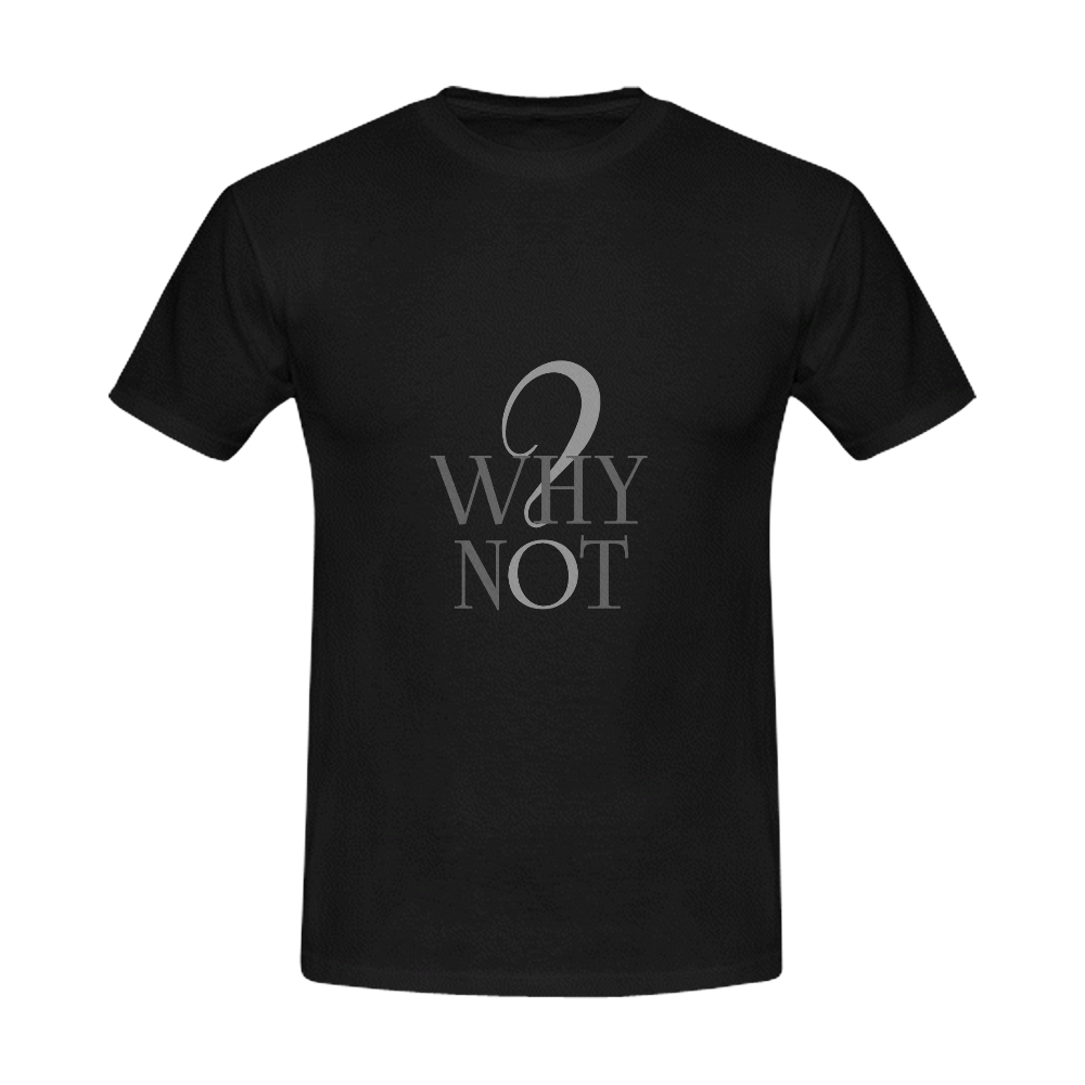 Whynot? Black - Jera Nour | Men's Slim Fit T-shirt (Model T13)