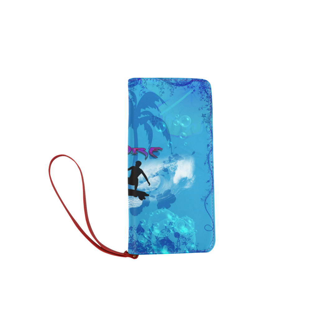 Surfing Women's Clutch Wallet (Model 1637)