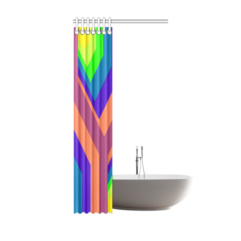 poly colors Shower Curtain 36"x72"