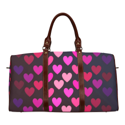 hearts on fire-2 Waterproof Travel Bag/Large (Model 1639)