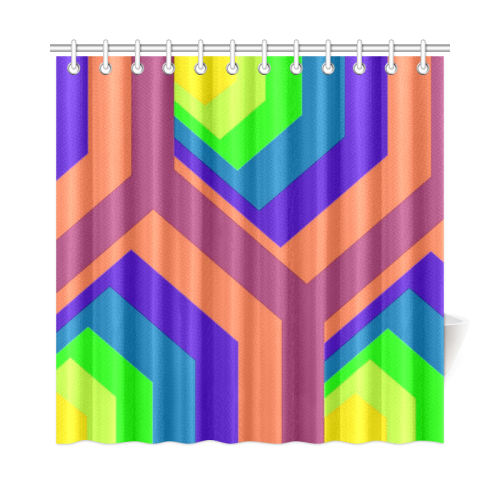 poly colors Shower Curtain 72"x72"