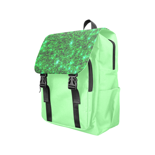 Sparkling Green - Light Green - Jera Nour | Casual Shoulders Backpack (Model 1623)