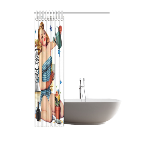 PIN UP Shower Curtain 48"x72"