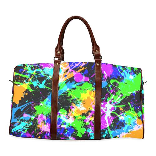 PAINT SPLASH Waterproof Travel Bag/Small (Model 1639)