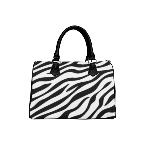 Zebra Print Boston Handbag (Model 1621) | ID: D185690
