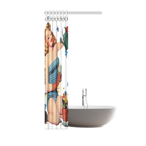 PIN UP Shower Curtain 36"x72"