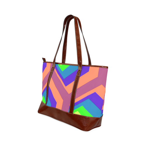 poly colors Tote Handbag (Model 1642)