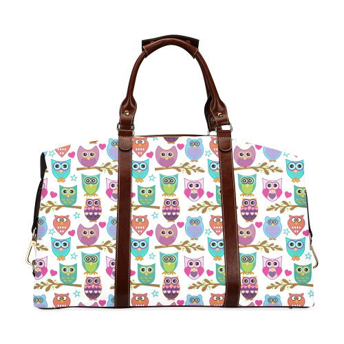 happy owls Classic Travel Bag (Model 1643)