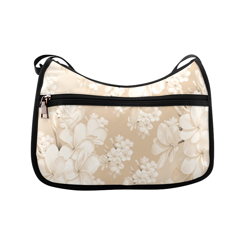 delicate floral pattern,softly Crossbody Bags (Model 1616)