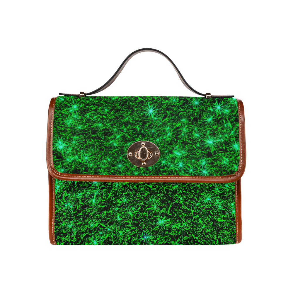 Sparkling Green - Jera Nour | Waterproof Canvas Bag/All Over Print (Model 1641)
