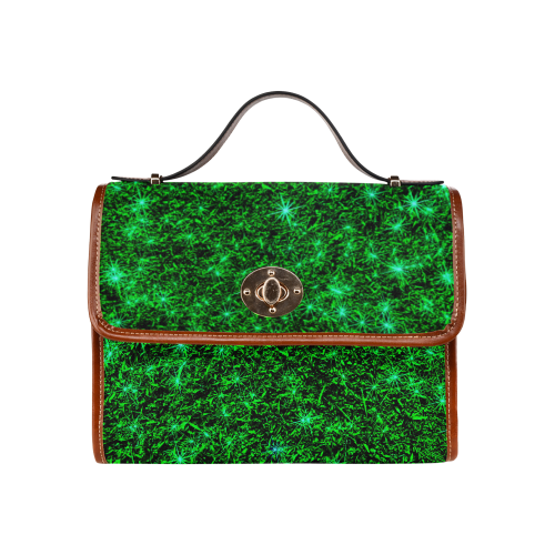 Sparkling Green - Jera Nour | Waterproof Canvas Bag/All Over Print (Model 1641)