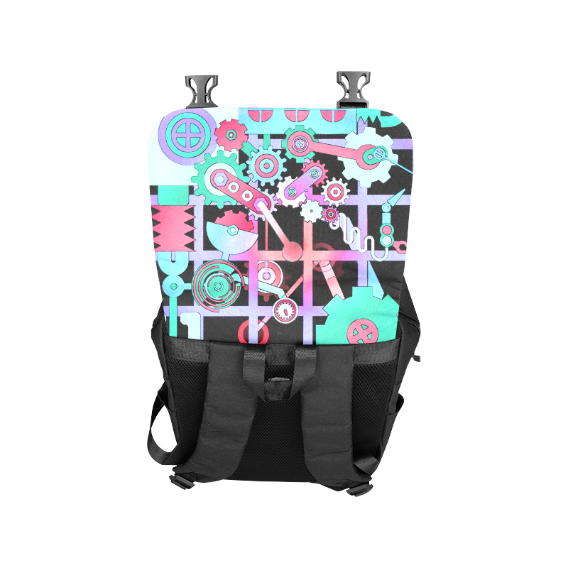 Cogs and Wheels Casual Shoulders Backpack (Model 1623)