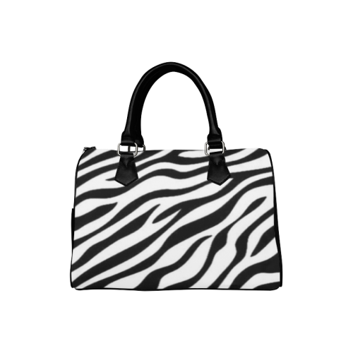 Zebra Print Boston Handbag (Model 1621)