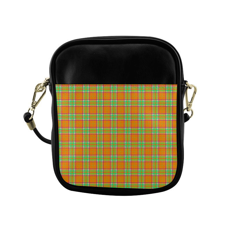 TARTAN-ORANGE Sling Bag (Model 1627)