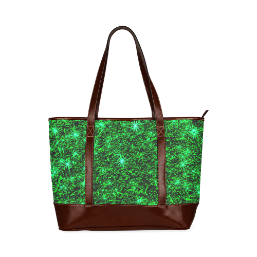 Sparkling Green - Jera Nour | Tote Handbag (Model 1642)