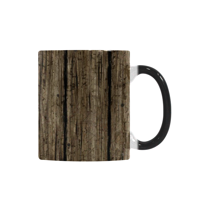 wooden planks Custom Morphing Mug