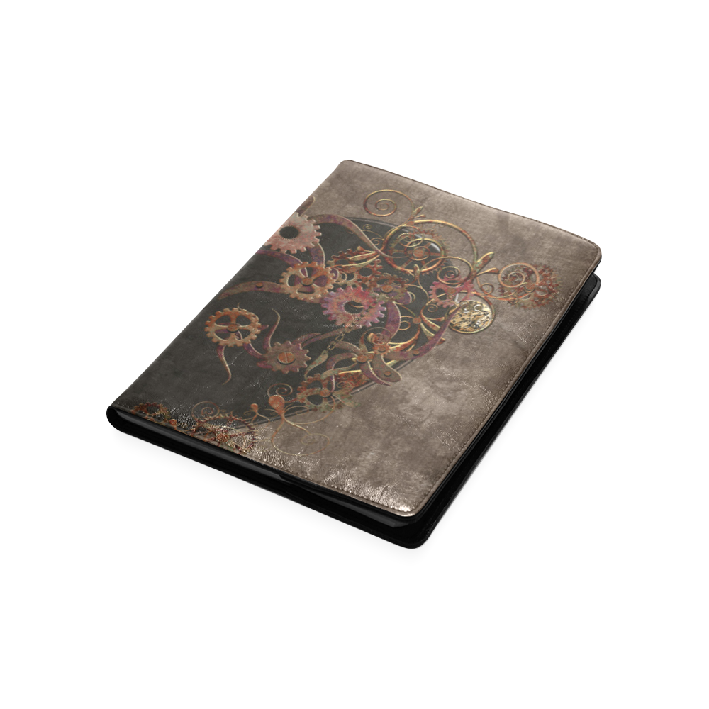 A decorated Steampunk Heart in brown Custom NoteBook B5