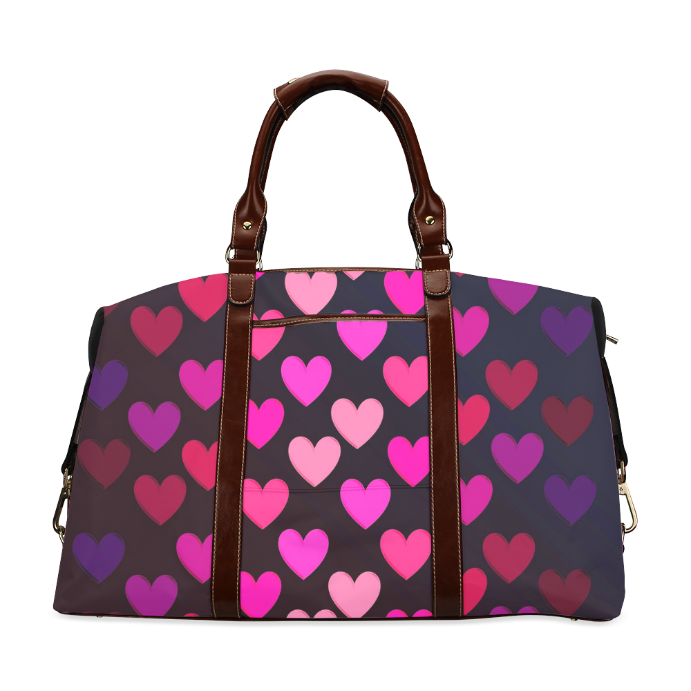 hearts on fire-2 Classic Travel Bag (Model 1643)